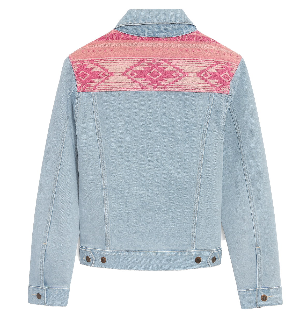 WOMENS IRON & RESIN DENIM JACKET BLEACH - 102790