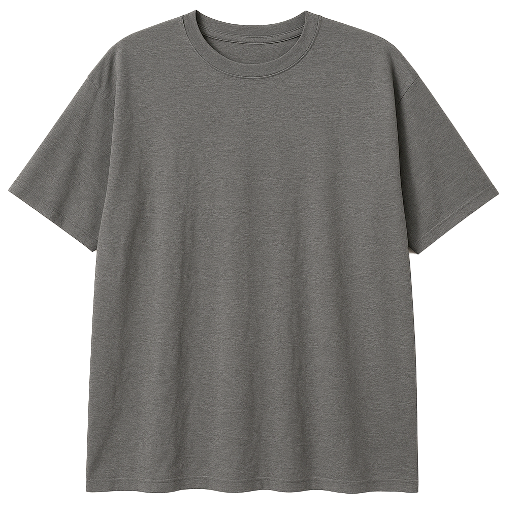 BLANK XLT PLUS SIZE T-SHIRT CHARCOAL HTR - PSSPRINTT