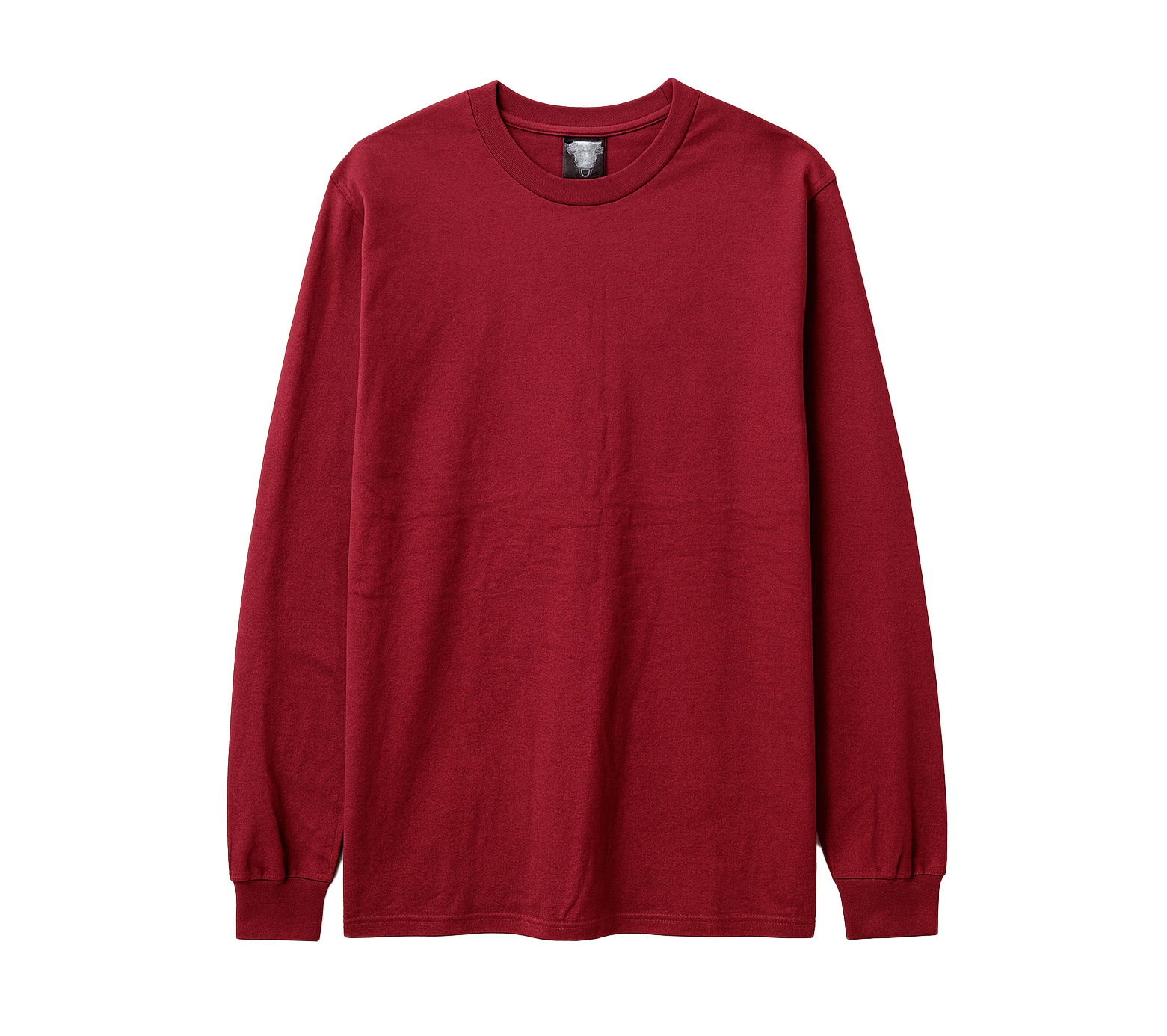 CROOKS & CASTLES LONG SLEEVE SHIRT BURGUNDY - BLANK (STITCHED TAG)