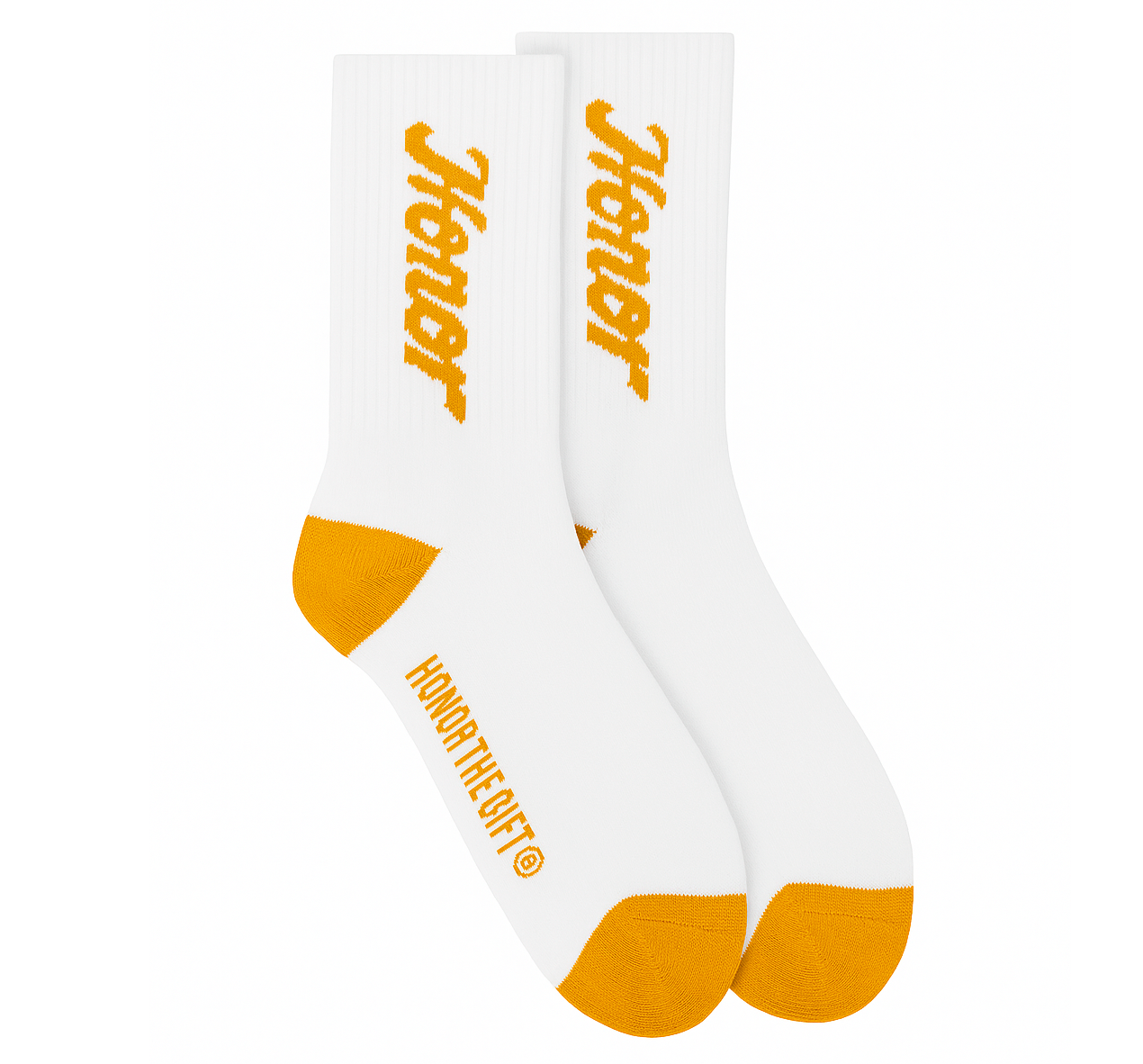 YOUTH HONOR THE GIFT CREW SOCKS MUSTARD - KHTG220380