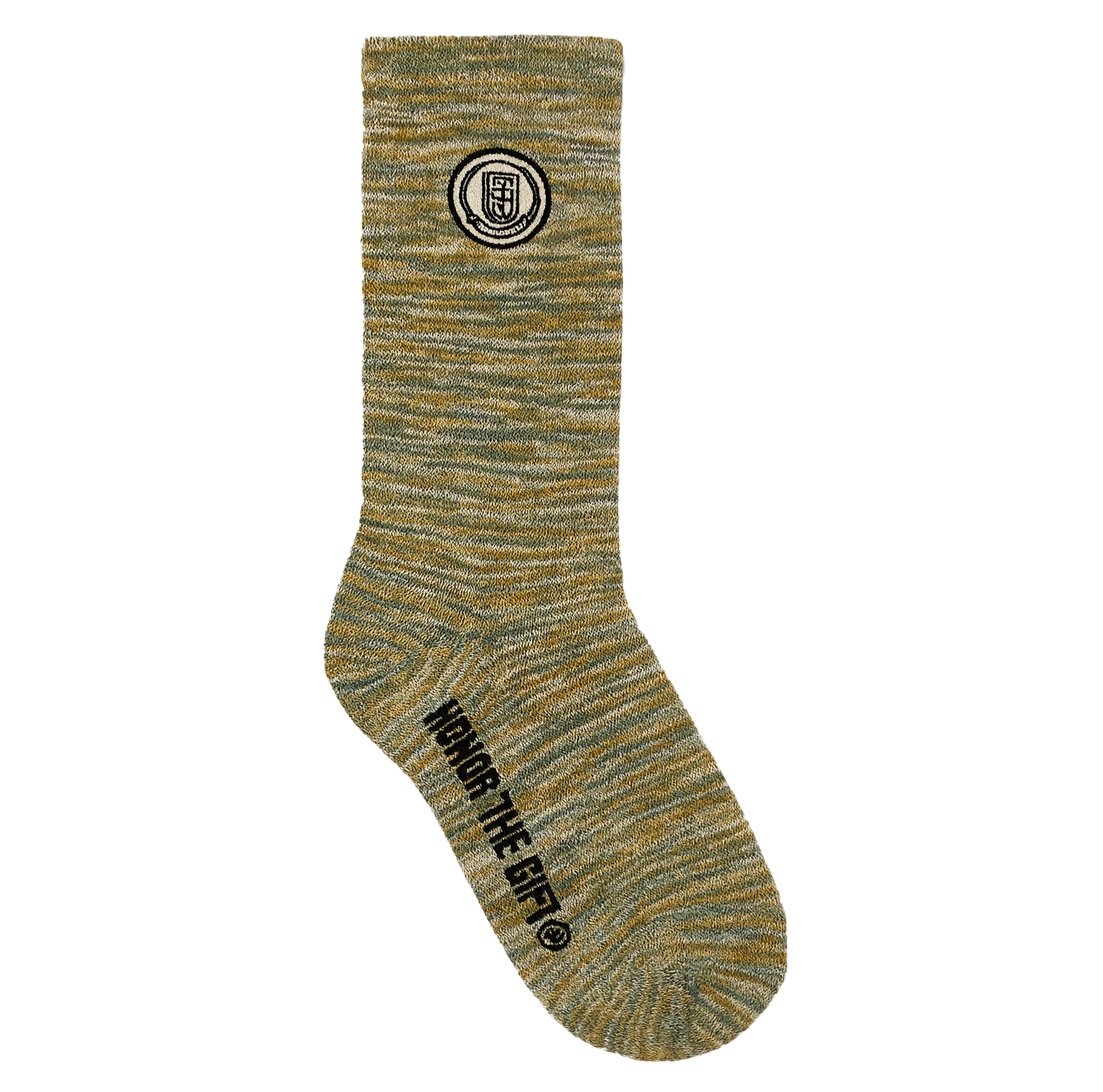 YOUTH HONOR THE GIFT KNIT SOCKS MUSTARD - KHTG220382
