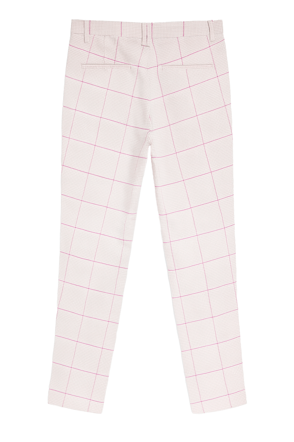 ELWOOD CHINO PANTS NATURAL PLAID - EMB029127