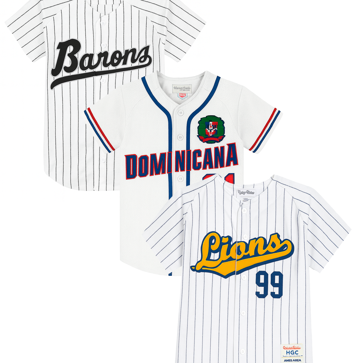 BGHBバガーチ BASEBALL SHIR【LIMITED ITEM】 YOUTH HEADGEAR ASSORTED BASEBALL JERSEY ASST - HGC-YBAJ-PLYR