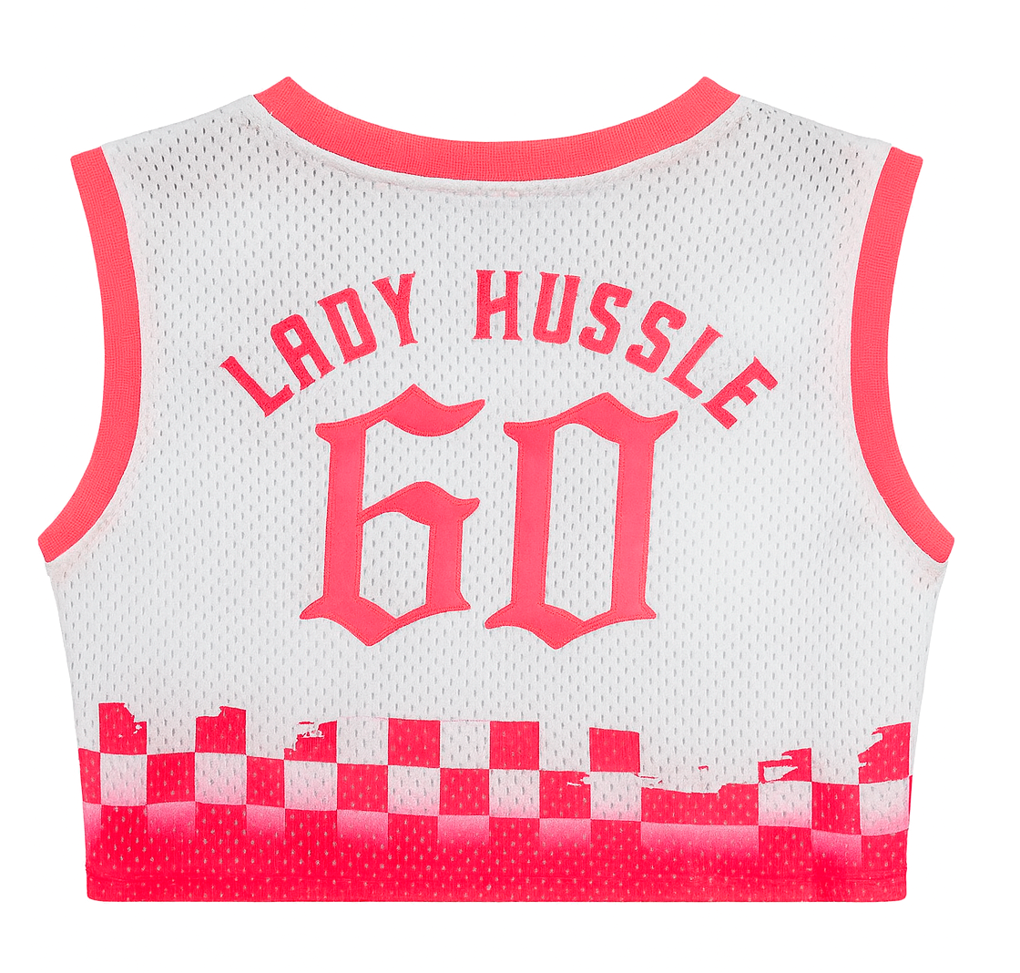 WOMENS HEADGEAR ASSORTED CROP TOP BASKETBALL JERSEYS ASST - HGC-CTJ-ASST