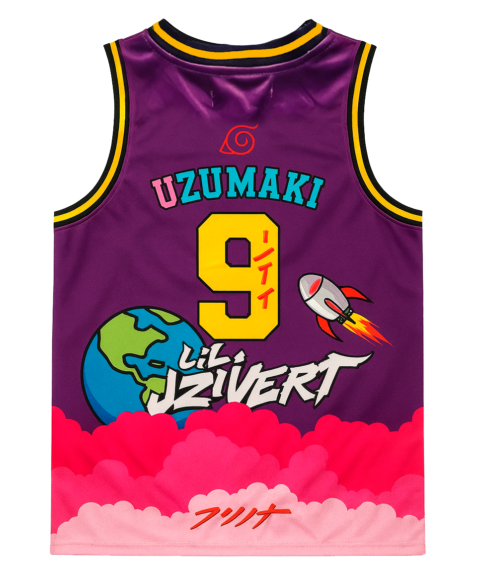 YOUTH HEADGEAR ASSORTED MUSIC BASKETBALL JERSEYS ASST - HGC-YBBJ-MUSIC