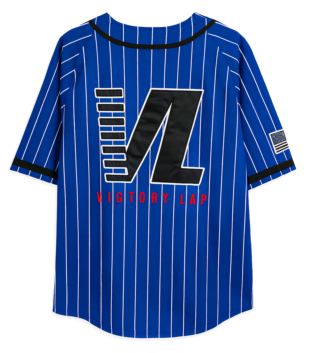 HEADGEAR  CRENSHAW NIPSEY BASEBALL JERSEY BLUE - HGC072-BAJ-02