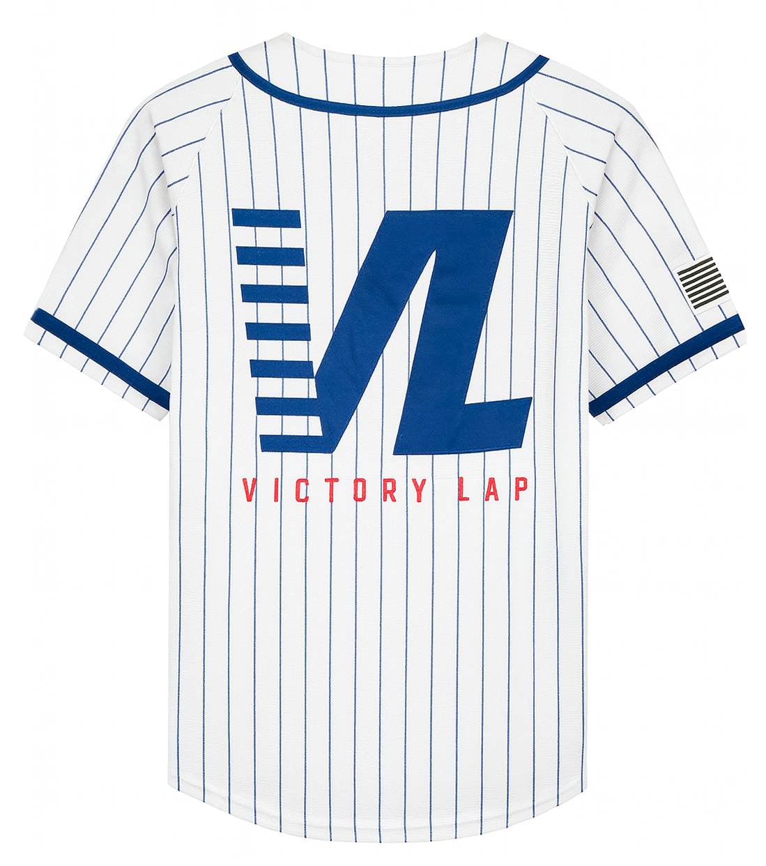 HEADGEAR CRENSHAW NIPSEY BASEBALL JERSEY WHITE/BLUE - HGC072-BAJ-04
