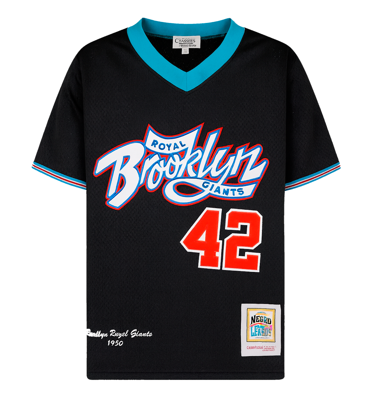 HEADGEAR BROOKLYN ROYAL GIANTS BASEBALL JERSEY BLACK - HGNL119-BBPAC-02