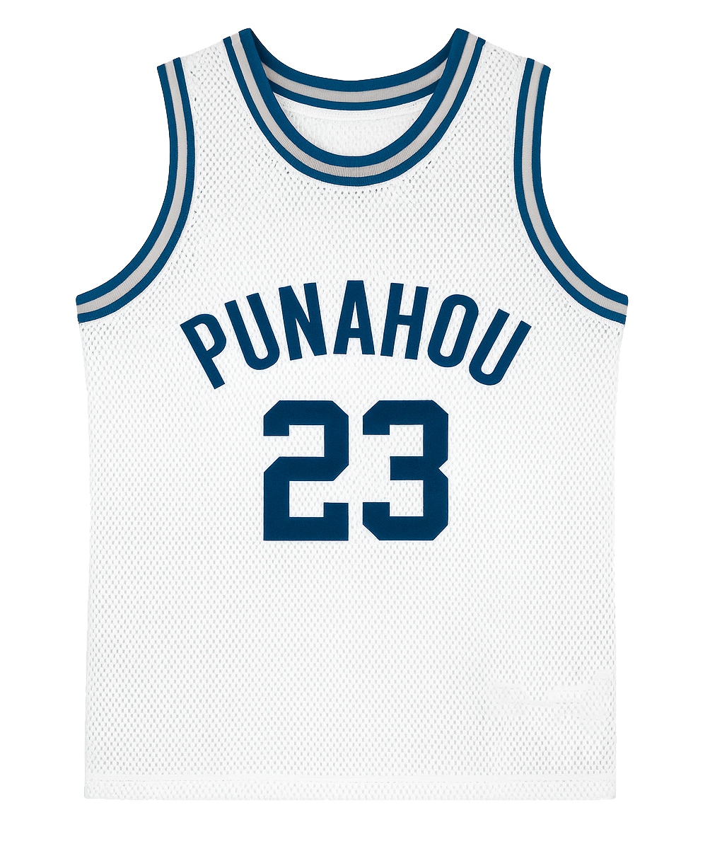 HEADGEAR OBAMA BASKETBALL JERSEY WHITE - HGSC01-BBJ-108
