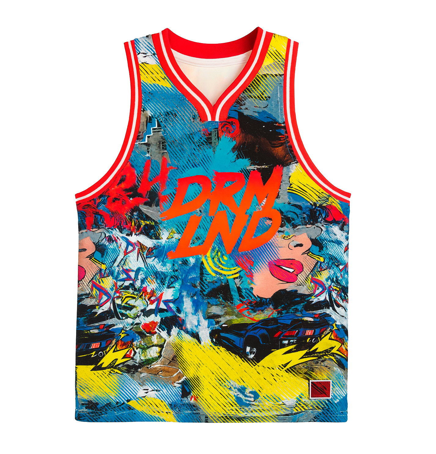 DREAMLAND BASKETBALL JERSEY MULTI - D2206T0672