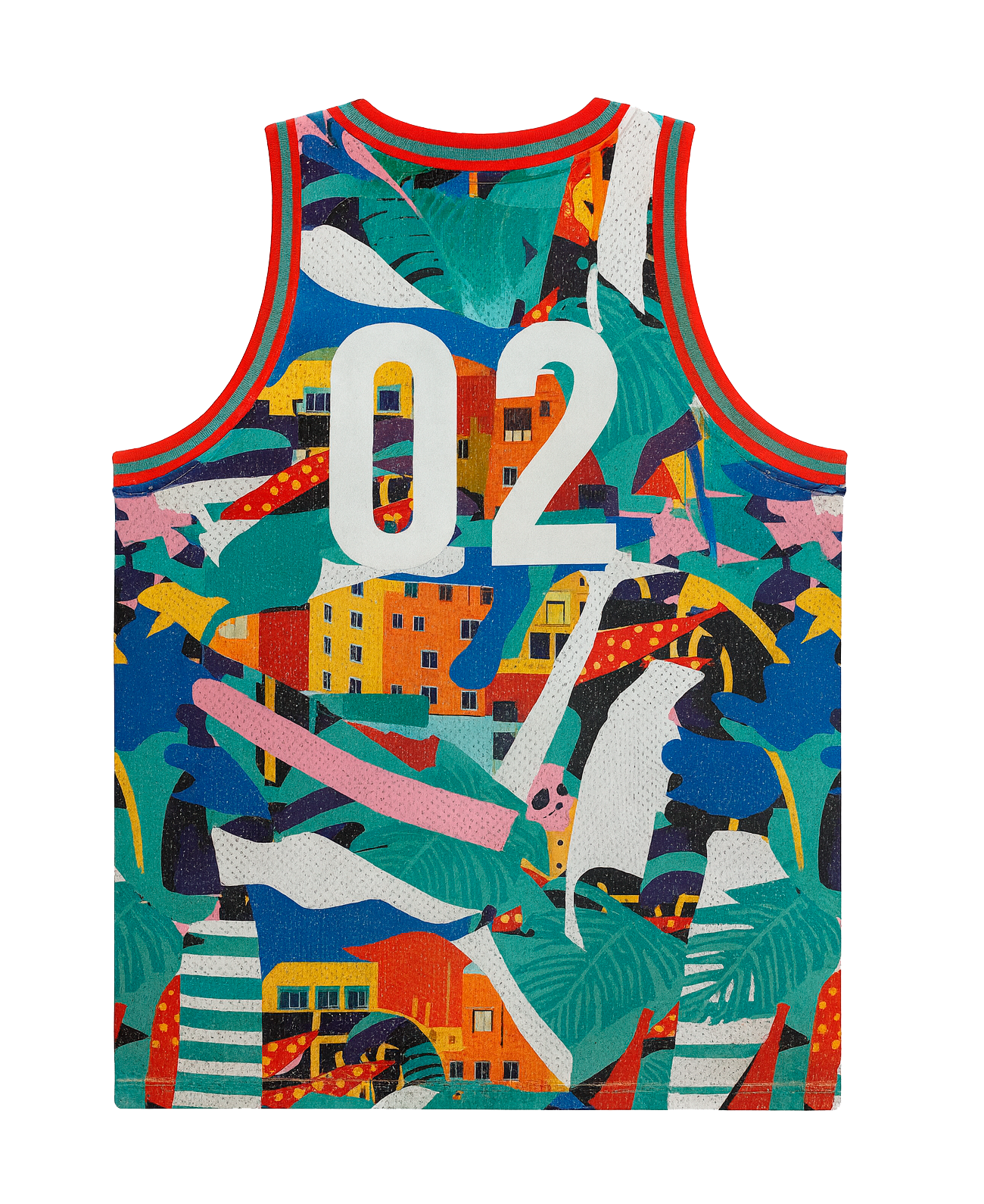 BORN FLY BASKETBALL JERSEY TEAL - 2206C4414