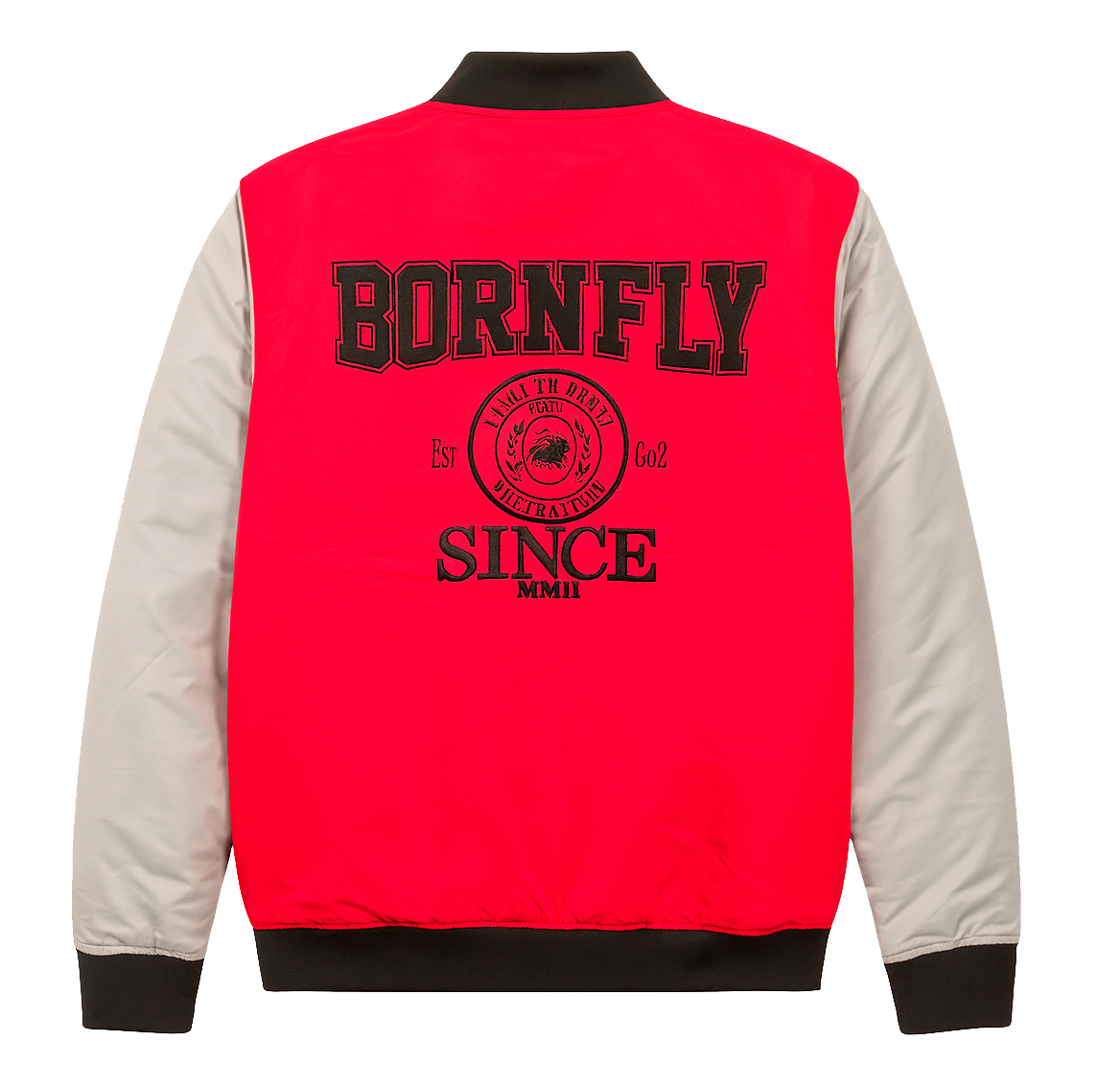 BORN FLY INSULATED BOMBER JACKET RED - B05O2755