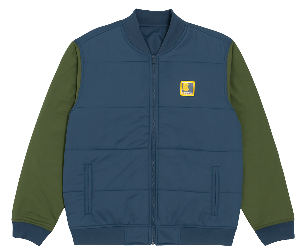 BORN FLY INSULATED BOMBER JACKET NAVY - 2311O4861