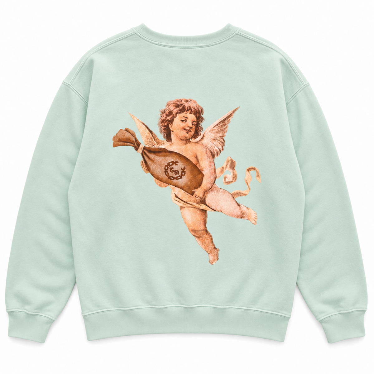 CROOKS & CASTLES CREWNECK MINT - HEIR APPARENT