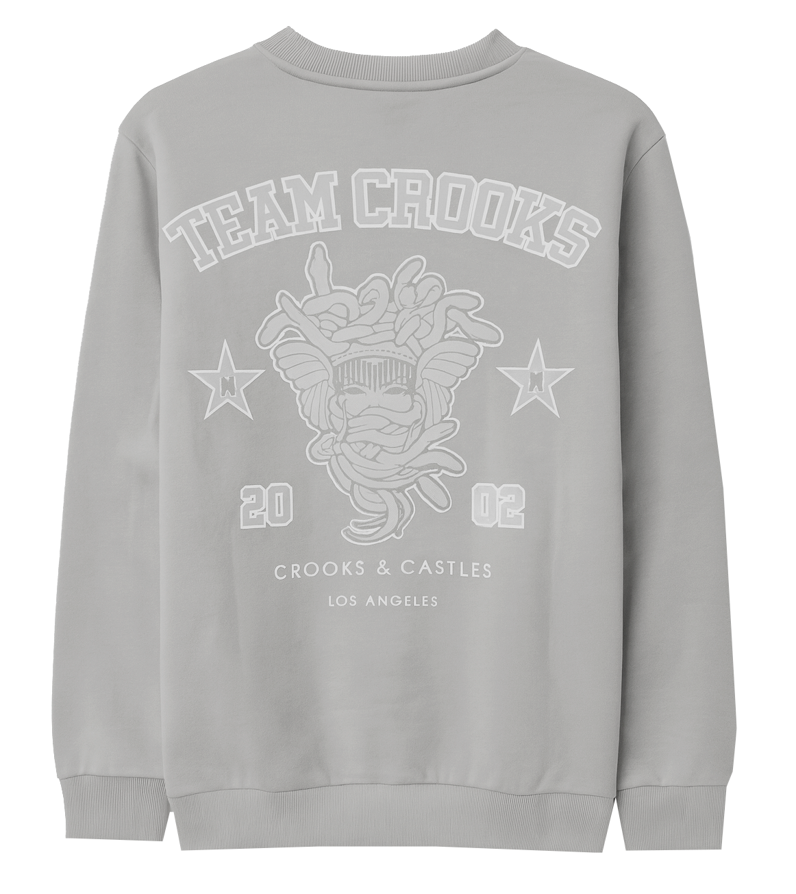 CROOKS & CASTLES GRAPHIC CREWNECK DK GRAY - 4I10112