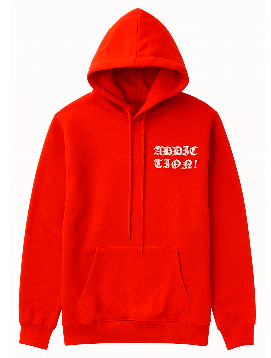 STONERS VINTAGE JEANS HOODIE RED - BIKE SHOP