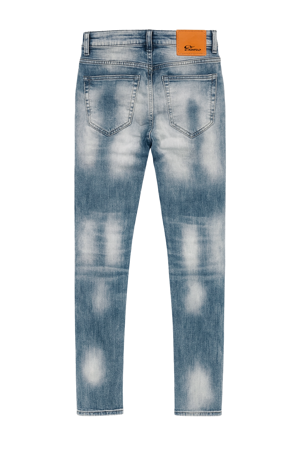 STONERS VINTAGE JEANS DISTRESSED DENIM PANTS LT INDIGO - SVJ0376