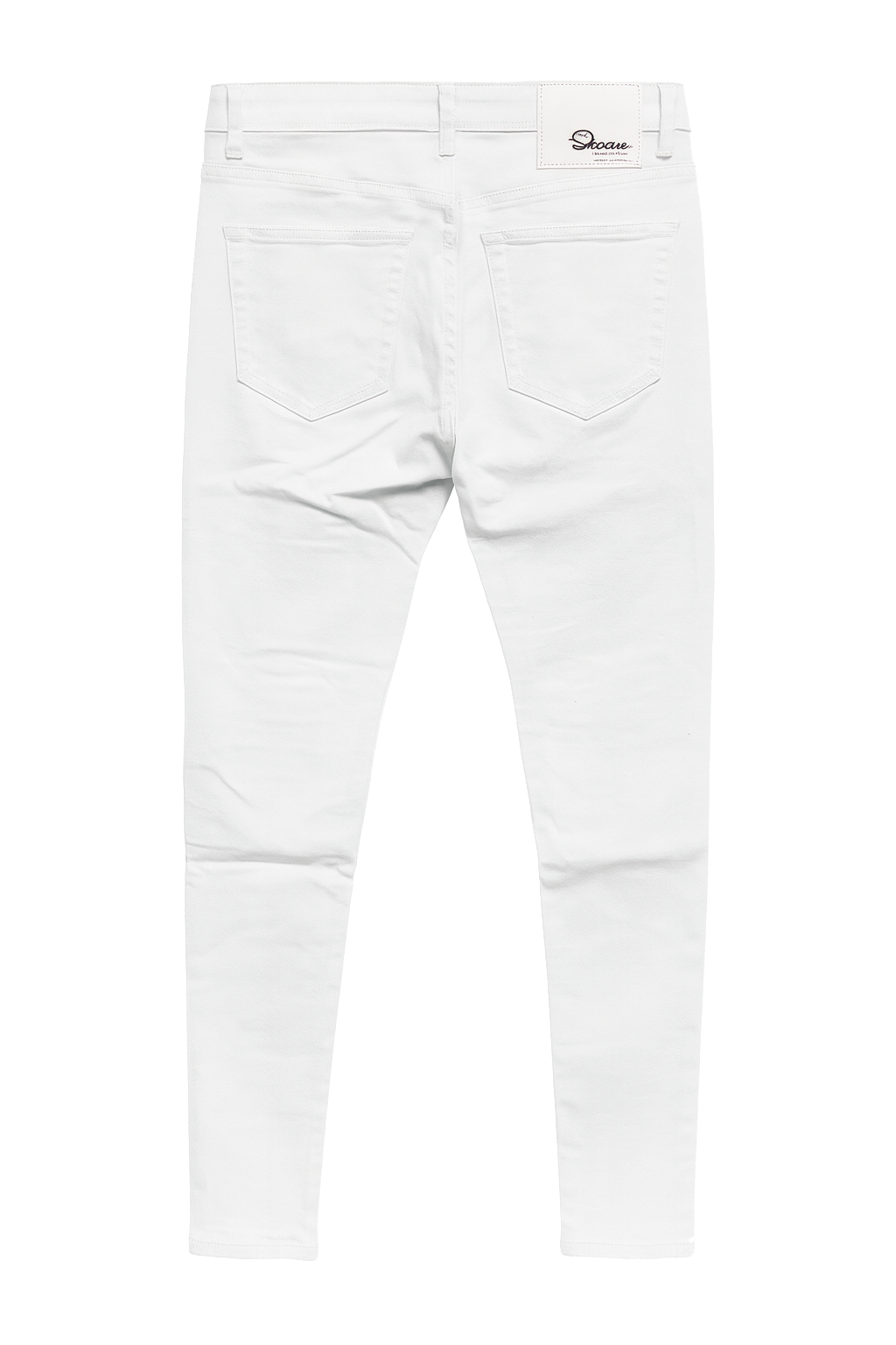 STONERS VINTAGE JEANS SKINNY DENIM PANTS WHITE - SVJ0694