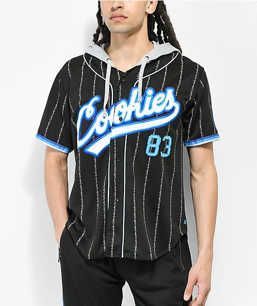 COOKIES ASSORTED BASEBALL HOODED JERSEY ASST - 1558K6005