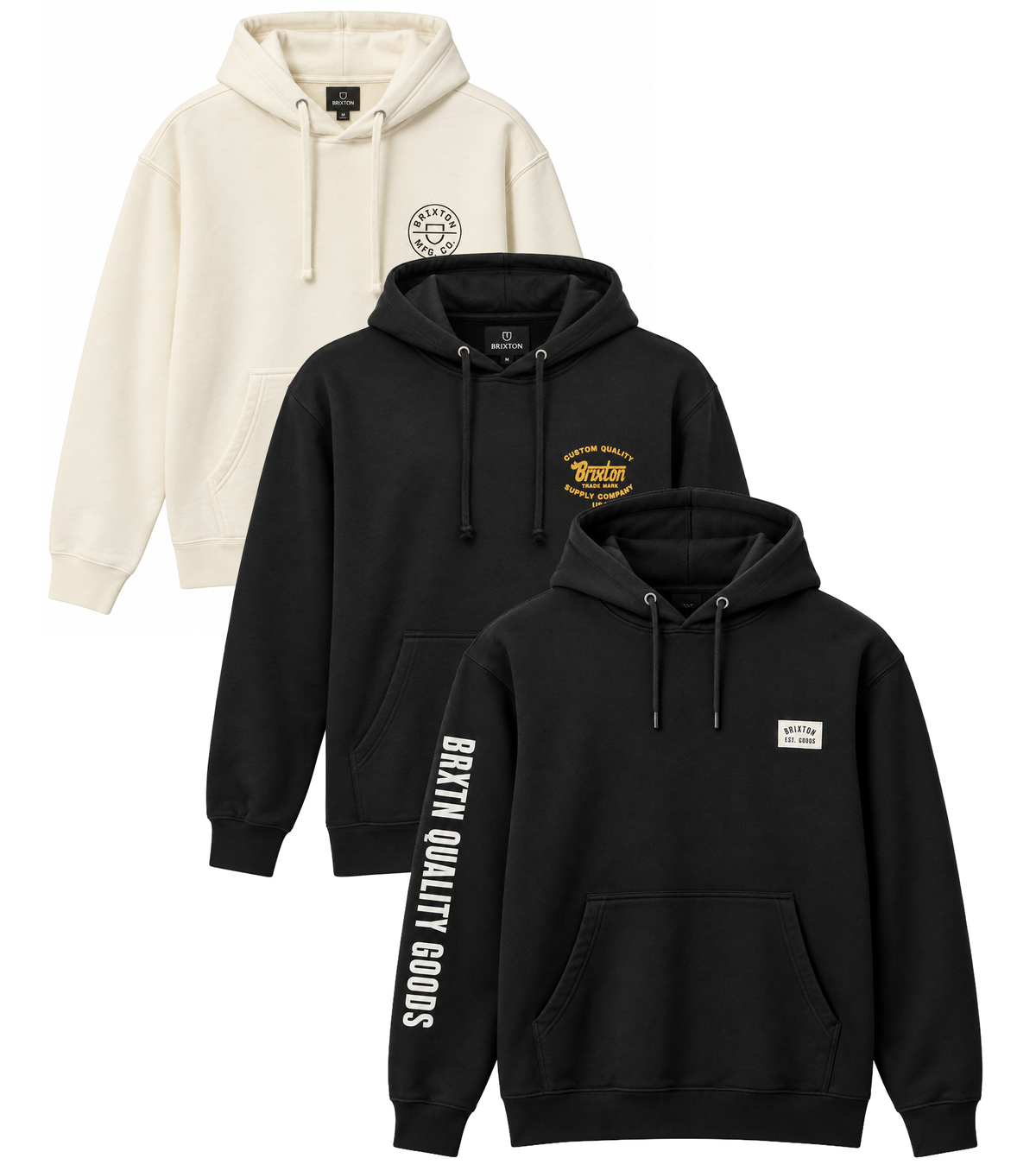 BRIXTON ASSORTED GRAPHIC HOODIE ASST - BRXHD