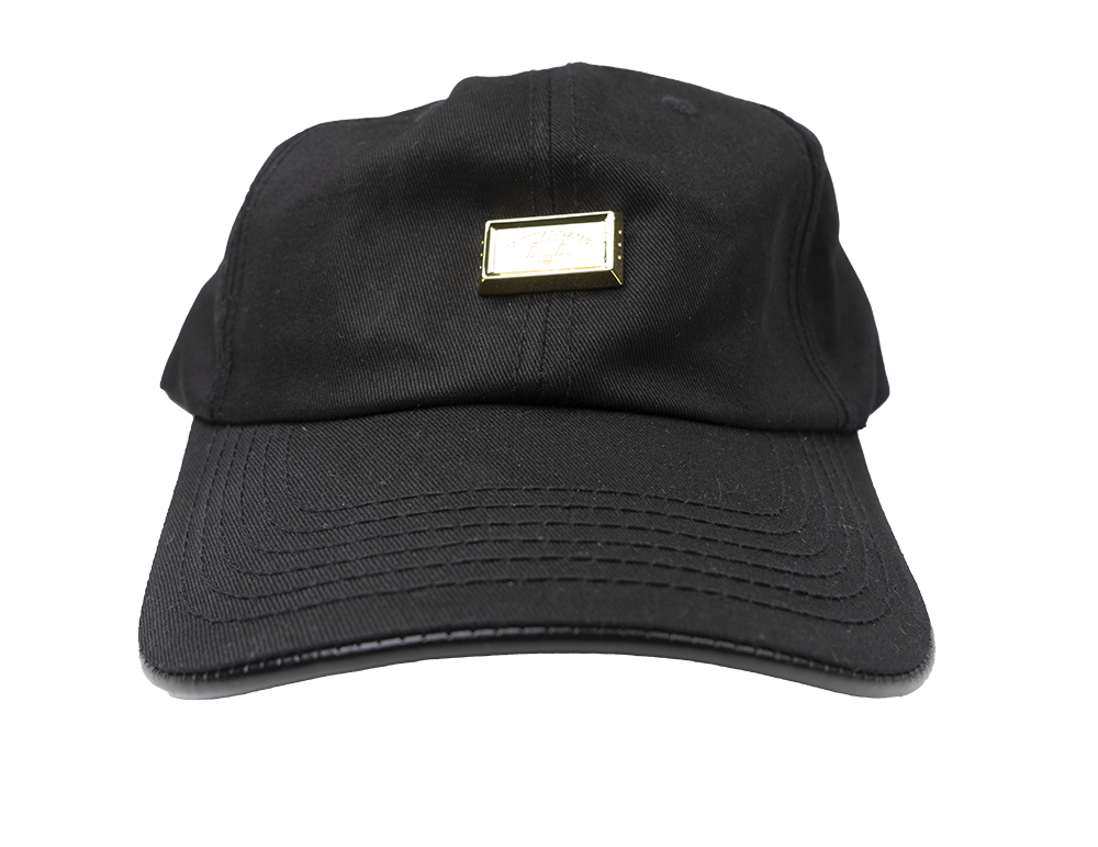 CAPITAL GAINS GOLD BAR DAD HAT BLACK - CG004