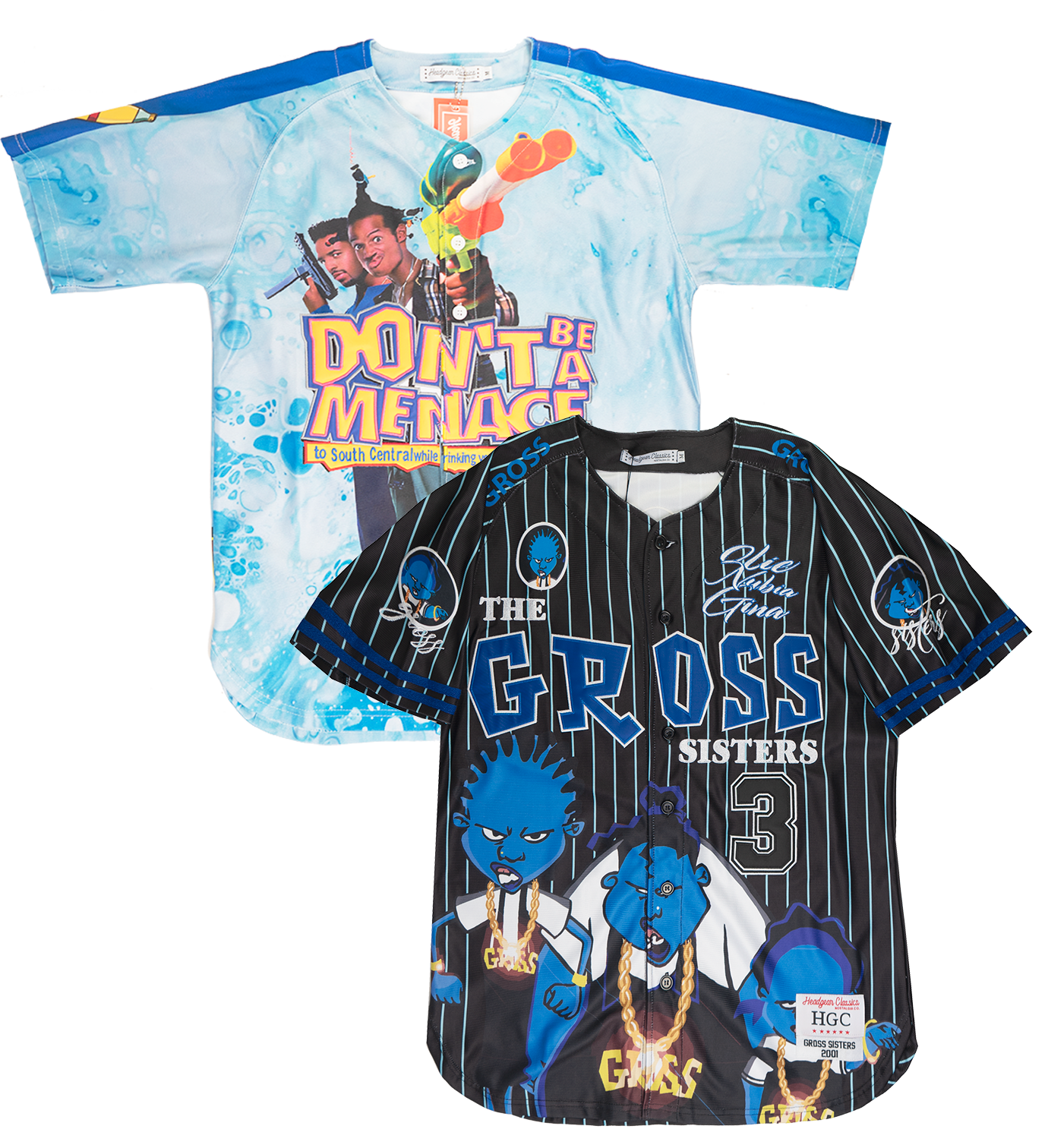 YOUTH HEADGEAR ASSORTED BASEBALL JERSEY ASST - HGC-YBAJ-MTV