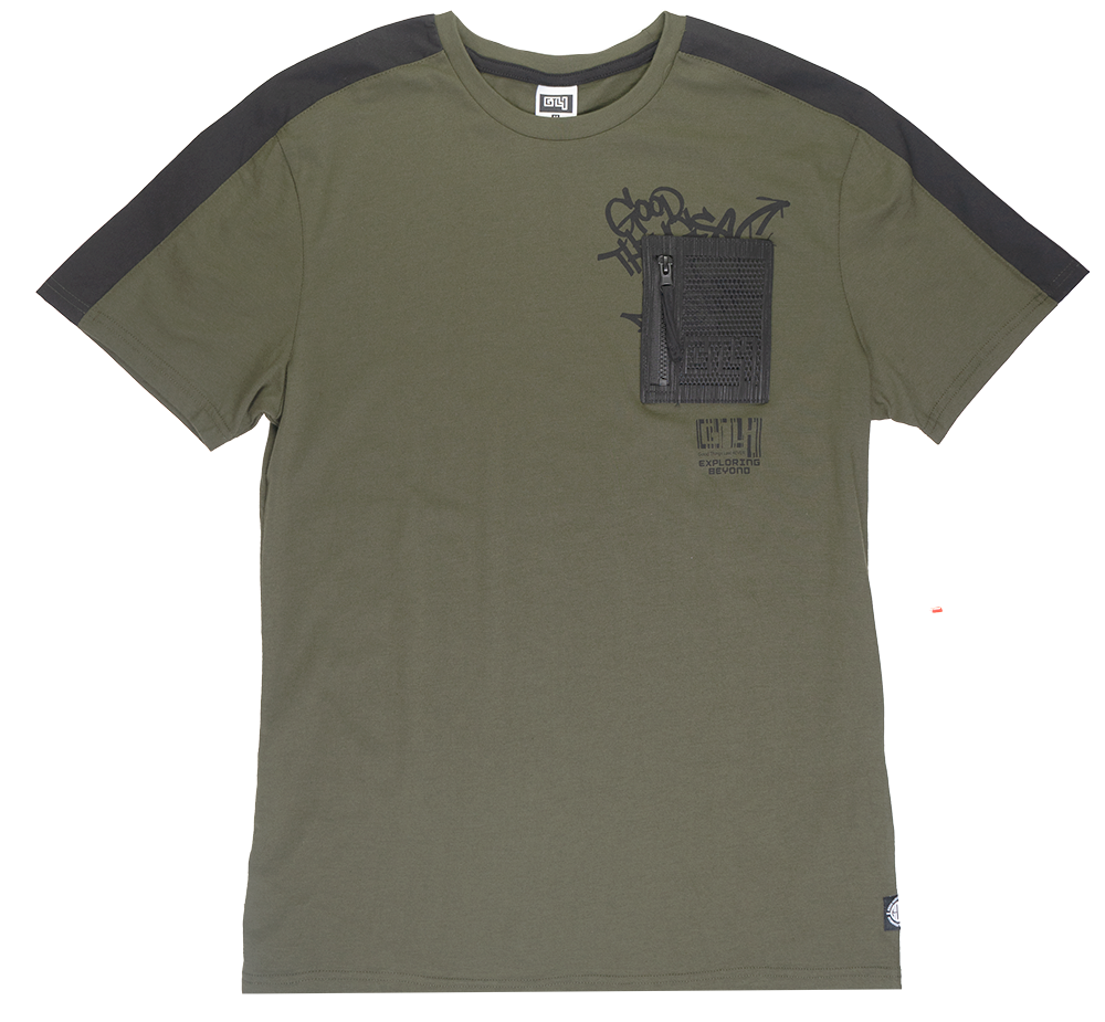 GTL4 POCKET T-SHIRT OLIVE - G241A-1301