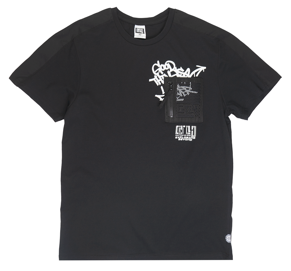 GTL4 POCKET T-SHIRT BLACK - G241A-1301