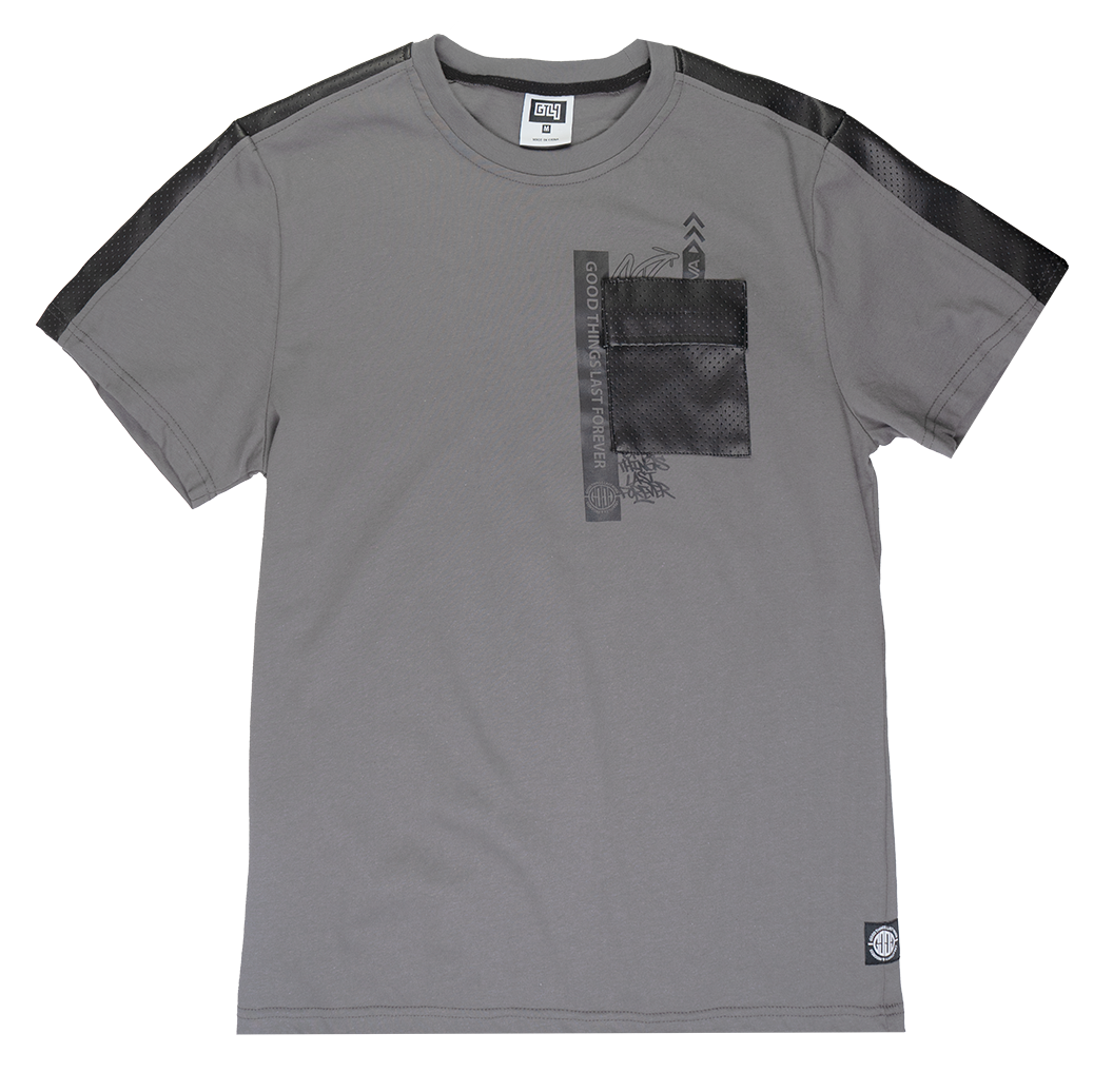 GTL4 POCKET T-SHIRT GREY - G241A-1309