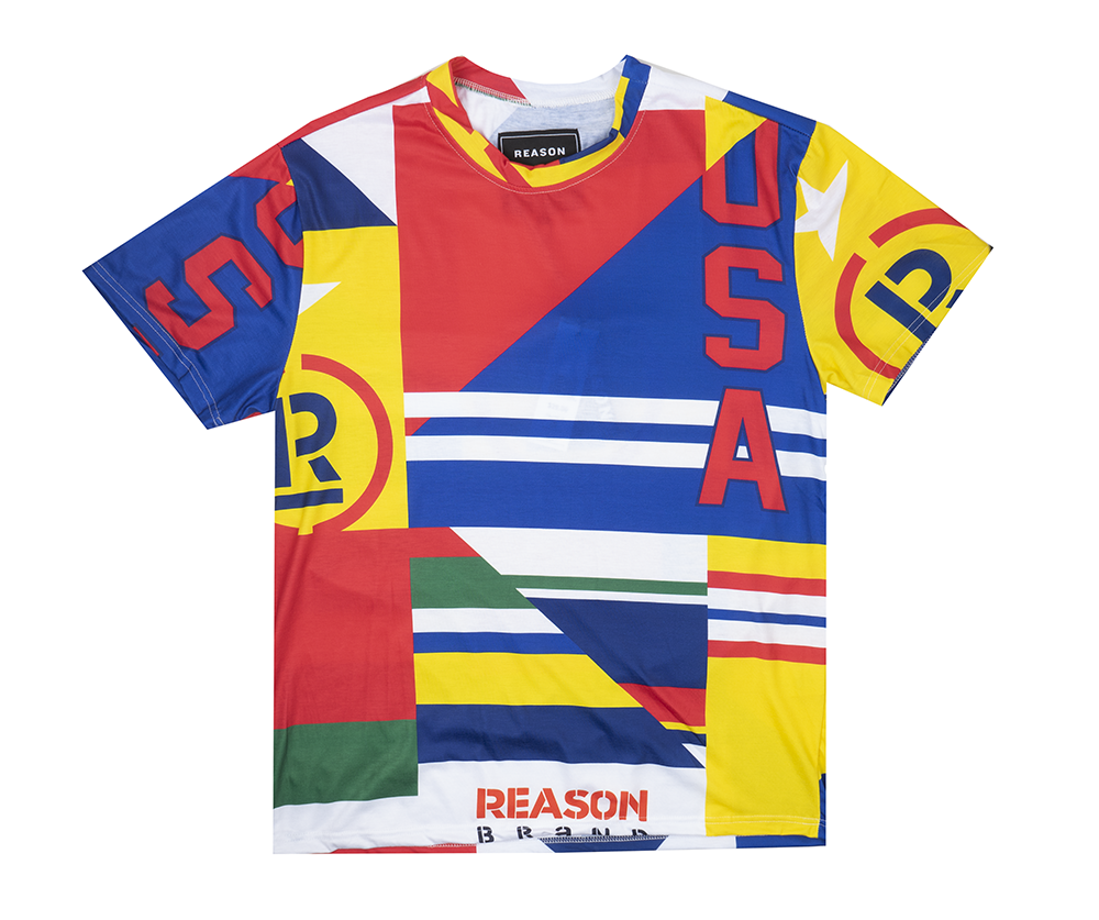 REASON S/S GRAPHIC T-SHIRT MULTI - C0-A06TS