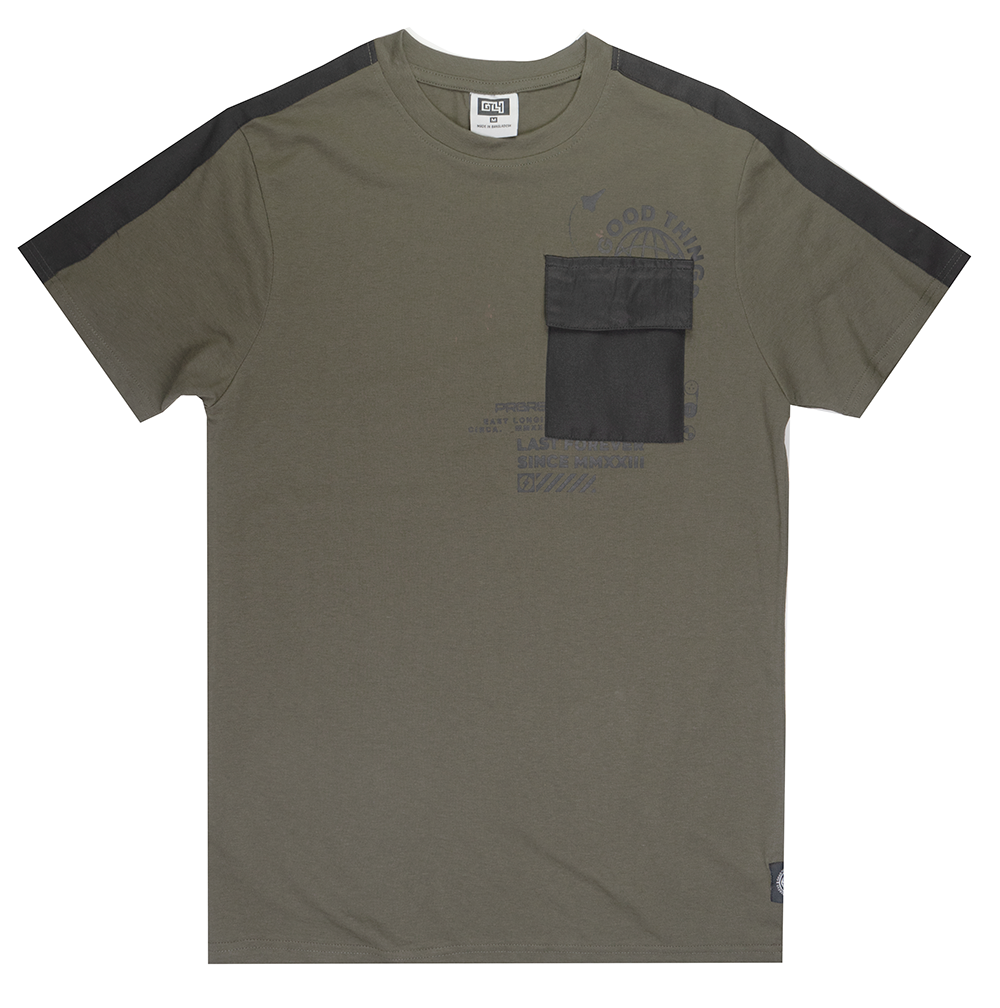 GTL4 POCKET T-SHIRT OLIVE - G241D-1304
