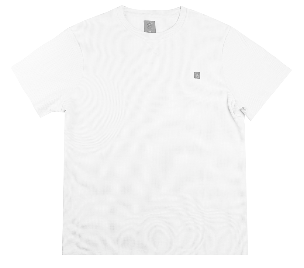 HARD LUCK T-SHIRT WHITE - WAFFLE