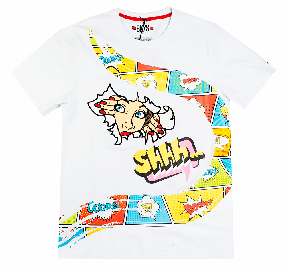 BKYS GRAPHIC T-SHIRT WHITE - T482
