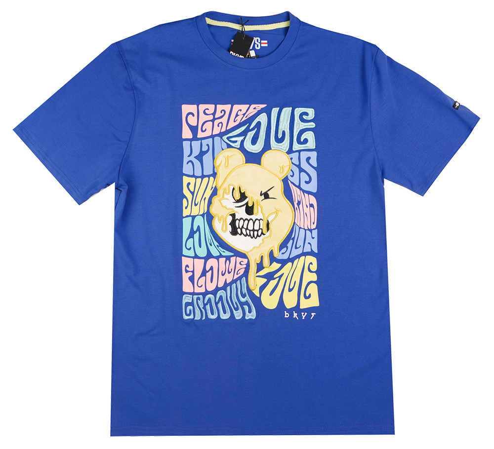 BKYS GRAPHIC T-SHIRT BLUE - T451
