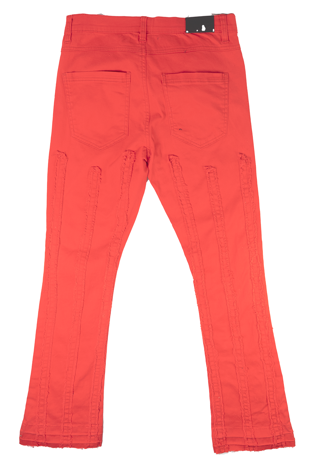GTL4 STACKED FRAYED JEANS RED - G241A-4509