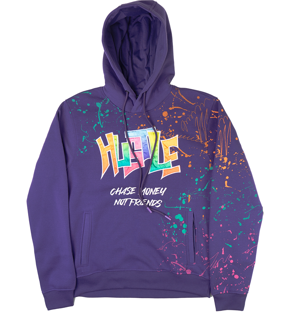 SWITCH HUSTLE HOODIE PURPLE - SF1206