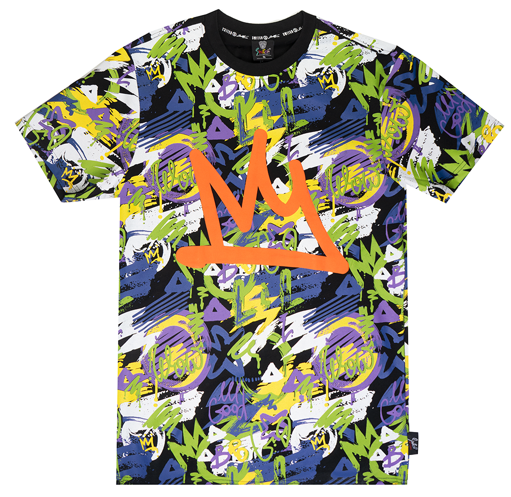 SWITCH GRAPHIC T-SHIRT BLACK - SS2104