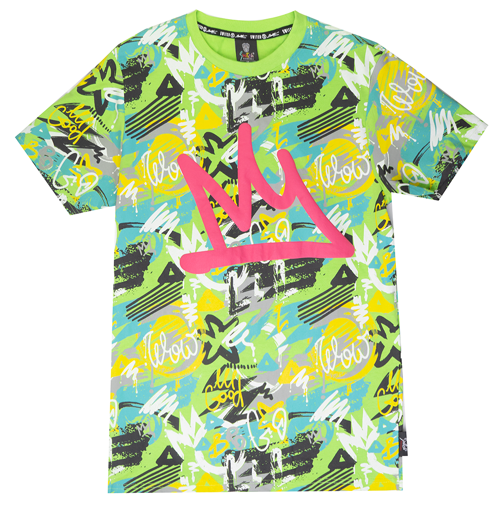 SWITCH GRAPHIC T-SHIRT GREEN - SS2104