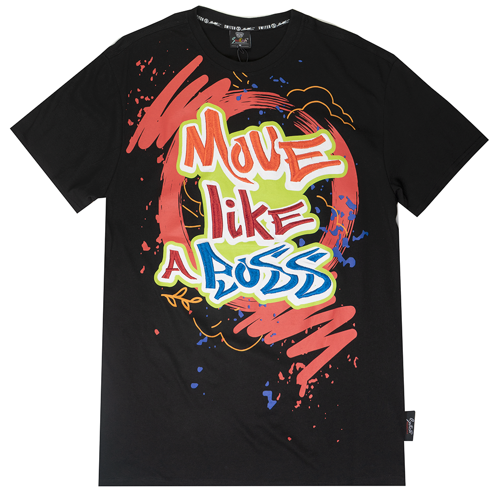 SWITCH GRAPHIC T-SHIRT BLACK - SS2114