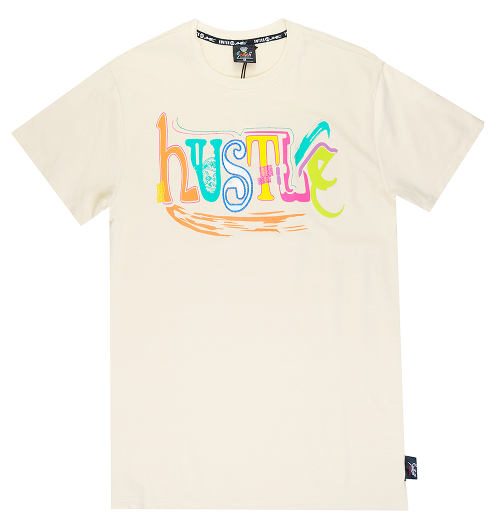 SWITCH GRAPHIC T-SHIRT BEIGE - SS2127