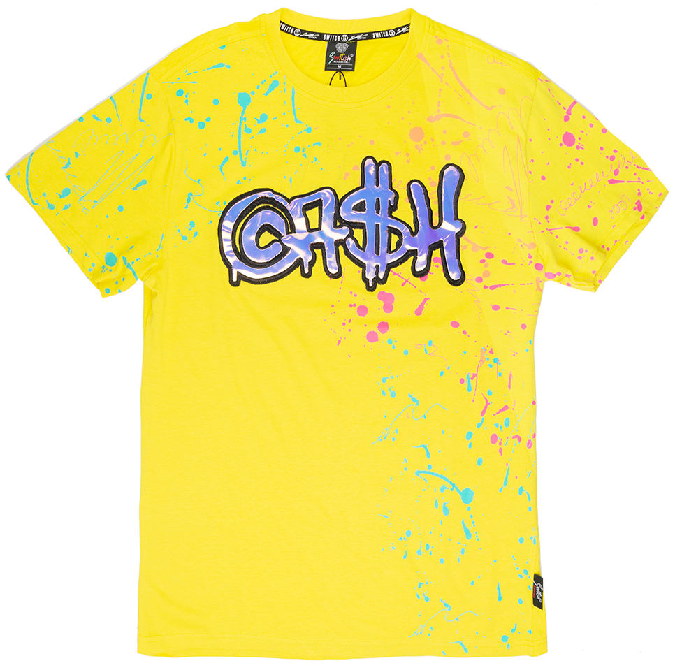 SWITCH GRAPHIC T-SHIRT YELLOW - SS2129