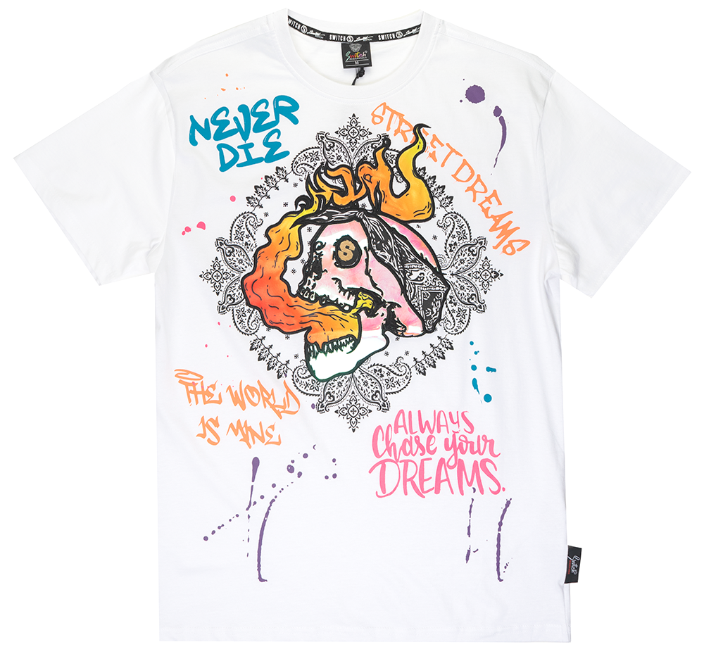 SWITCH GRAPHIC T-SHIRT WHITE - SS2131