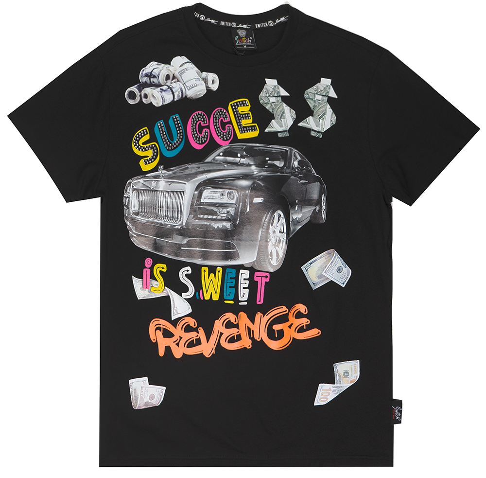 SWITCH GRAPHIC T-SHIRT SKY BLACK - SS2132