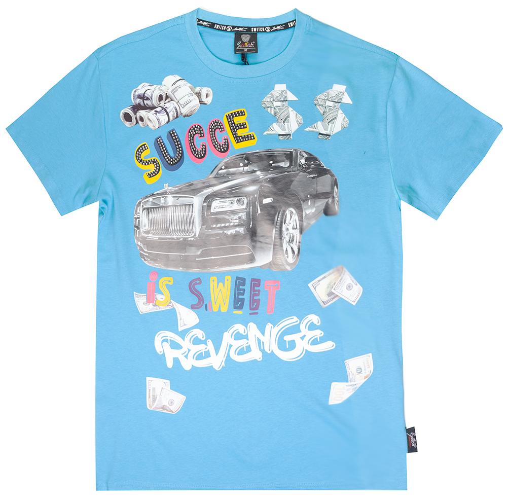 SWITCH GRAPHIC T-SHIRT SKY BLUE - SS2132