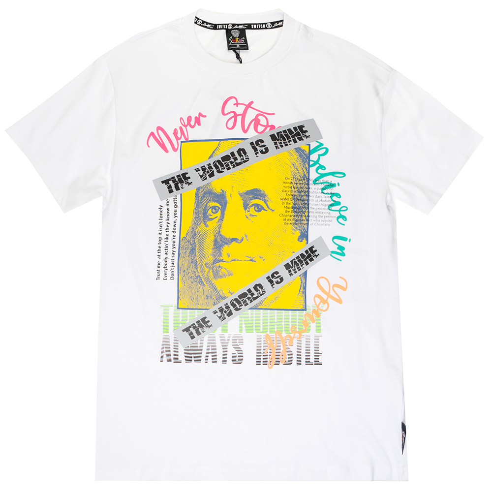 SWITCH GRAPHIC T-SHIRT WHITE - SS2133