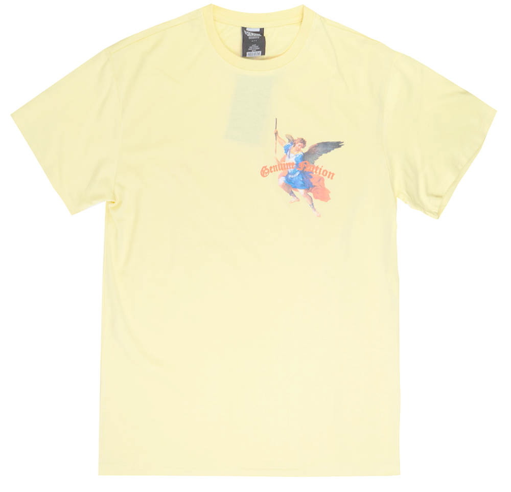 GENUINE GRAPHIC T-SHIRT LIGHT YELLOW - GN3041