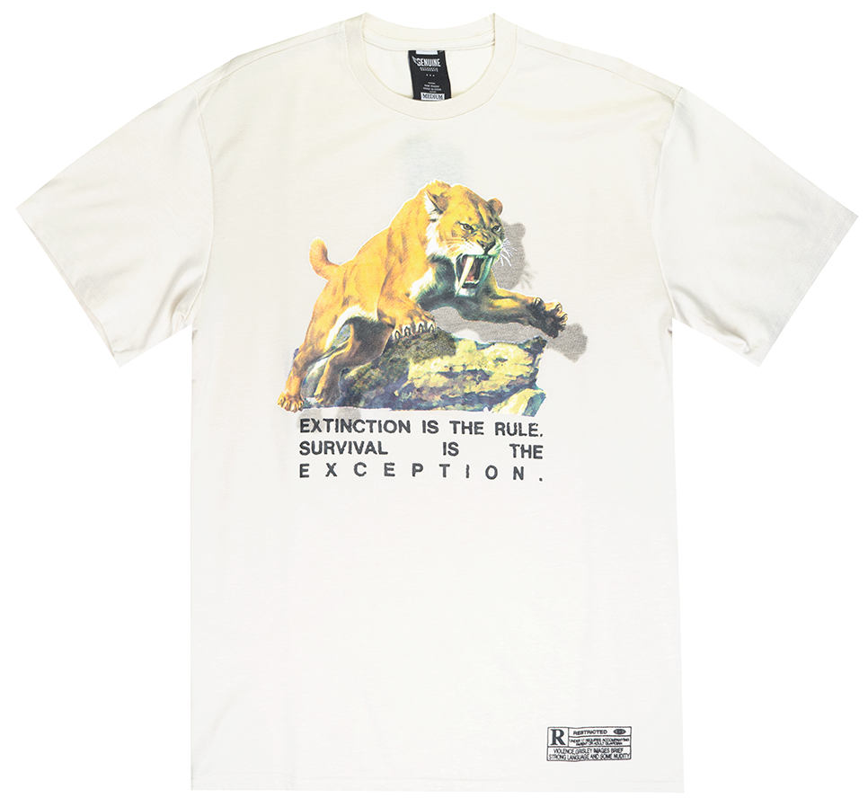 GENUINE GRAPHIC T-SHIRT CREAM - GN3140