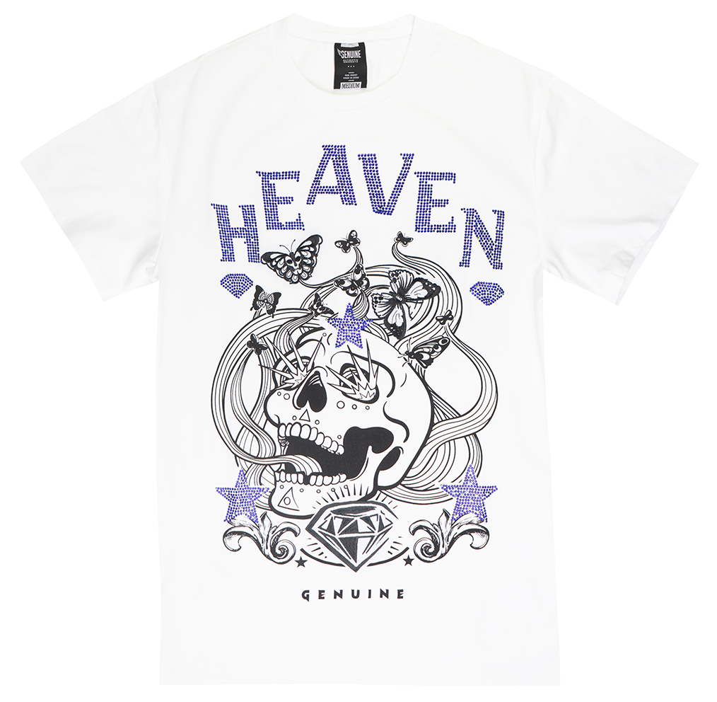 GENUINE GRAPHIC T-SHIRT WHITE - GN1174