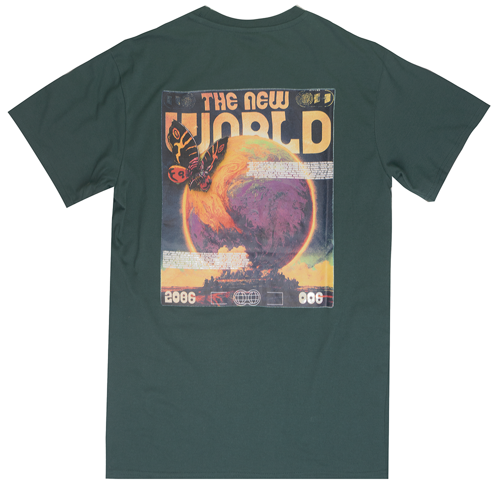 GENUINE GRAPHIC T-SHIRT DARK GREEN - GN3149