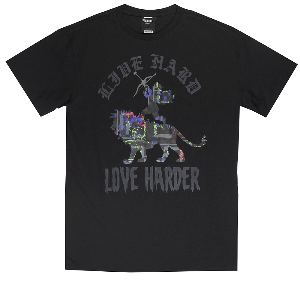 GENUINE GRAPHIC T-SHIRT BLACK - GN3193